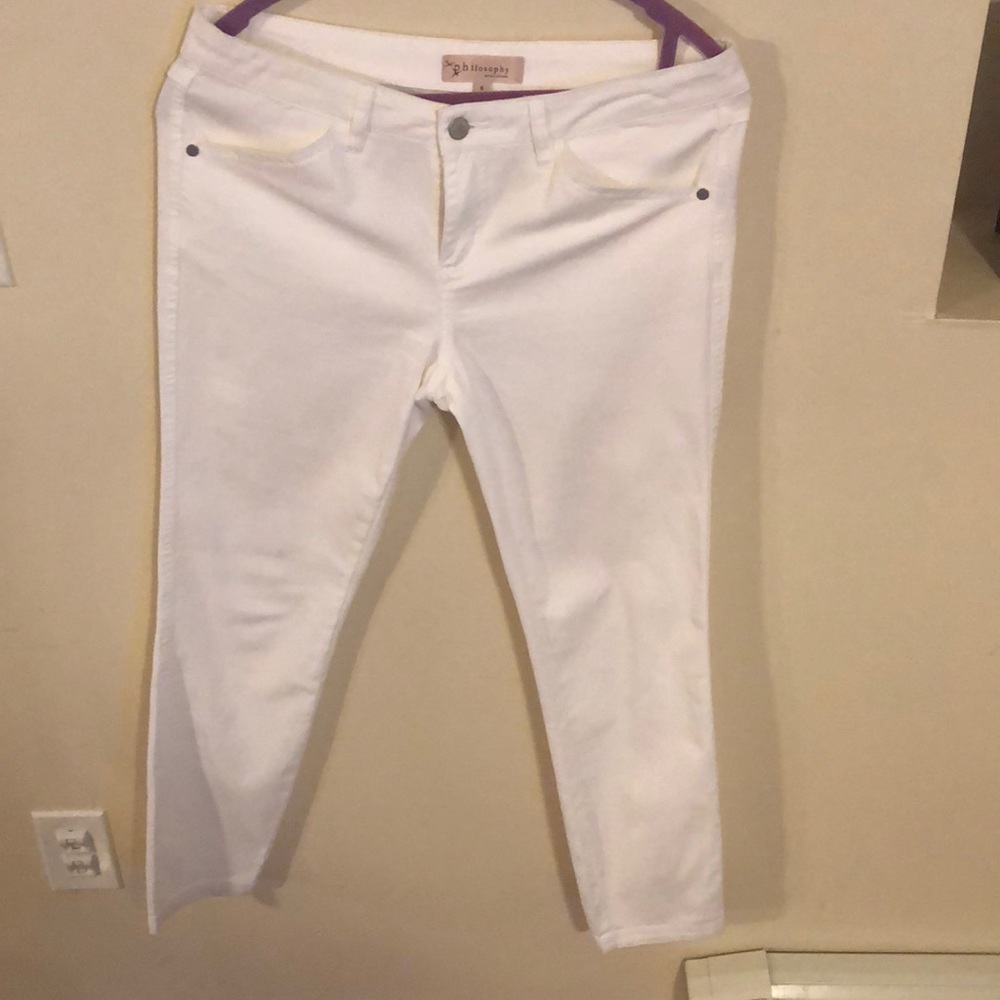 White Philosophy soft jeans